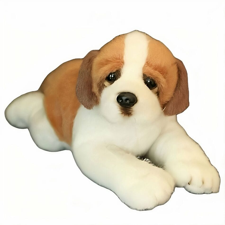 Knuffel Hond Saint-Richard Zachte Realistische Metgezel Langdurig De Knuffel