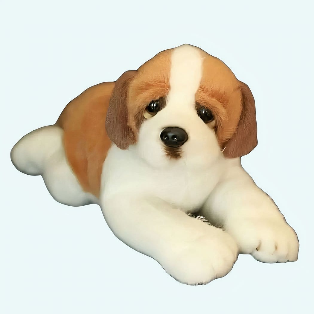 Knuffel Hond Saint-Richard Zachte Realistische Metgezel Langdurig De Knuffel