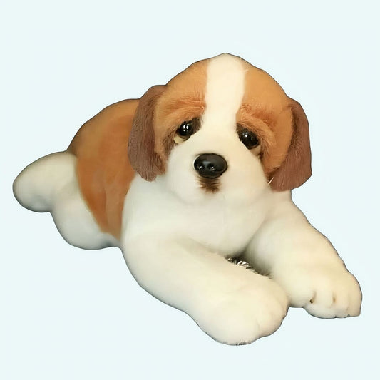 Knuffel Hond Saint-Richard Zachte Realistische Metgezel Langdurig De Knuffel