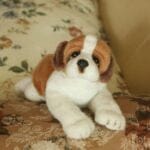 Knuffel Hond Saint-Richard Zachte Realistische Metgezel Langdurig De Knuffel
