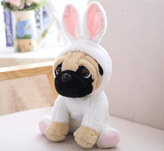 Knuffel Hond Verkleed Als Konijn Zachte Pluche De Knuffel
