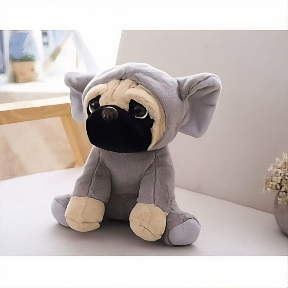 Knuffel Hond Verkleed Als Olifant Pluizige Troostknuffel De Knuffel