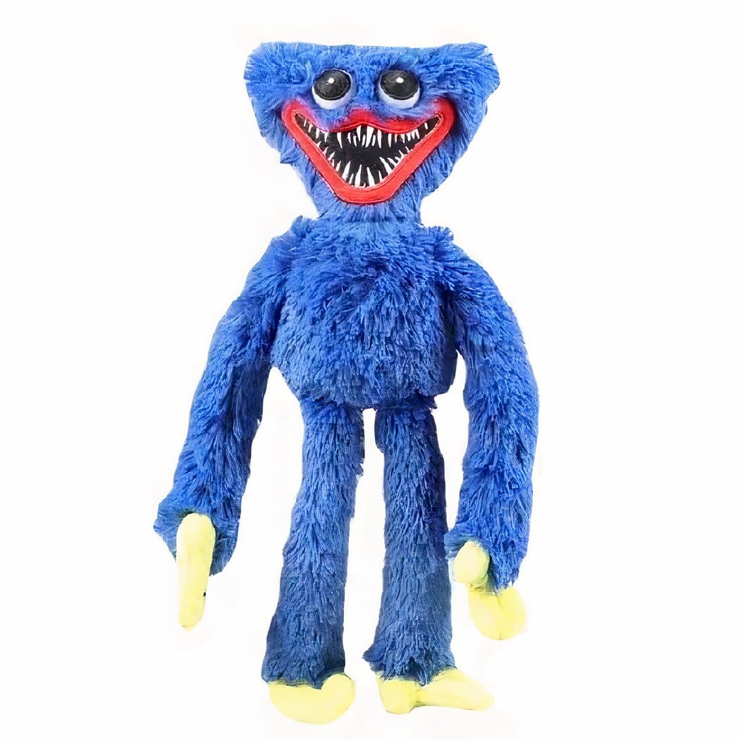 Knuffel Huggy Wuggy Enger Spookachtig en Troostend De Knuffel blauw