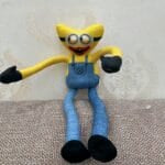 Knuffel Huggy Wuggy Geel Blauw Minions Stijl Middelgrote Eng Leuk De Knuffel