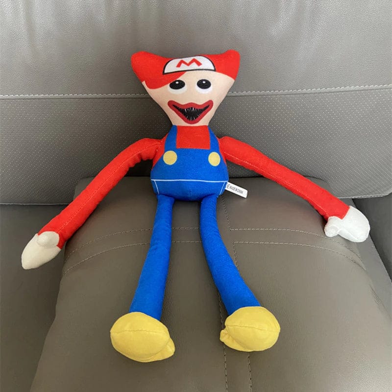 Knuffel Huggy Wuggy in Super Mario Stijl Rode Blauwe Knuffel De Knuffel
