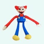 Knuffel Huggy Wuggy in Super Mario Stijl Rode Blauwe Knuffel De Knuffel
