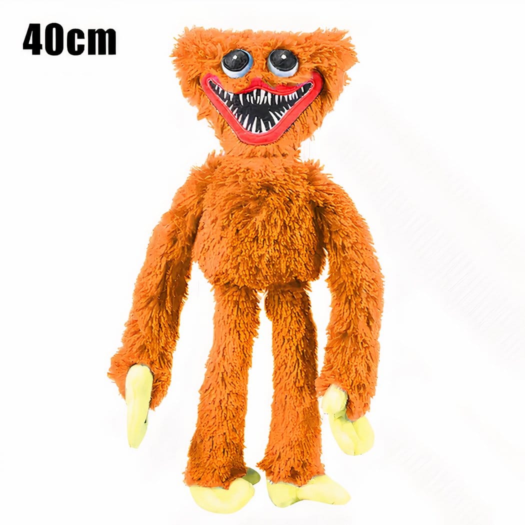 Knuffel Huggy Wuggy Oranje En Groen Met Zachte Vacht De Knuffel oranje