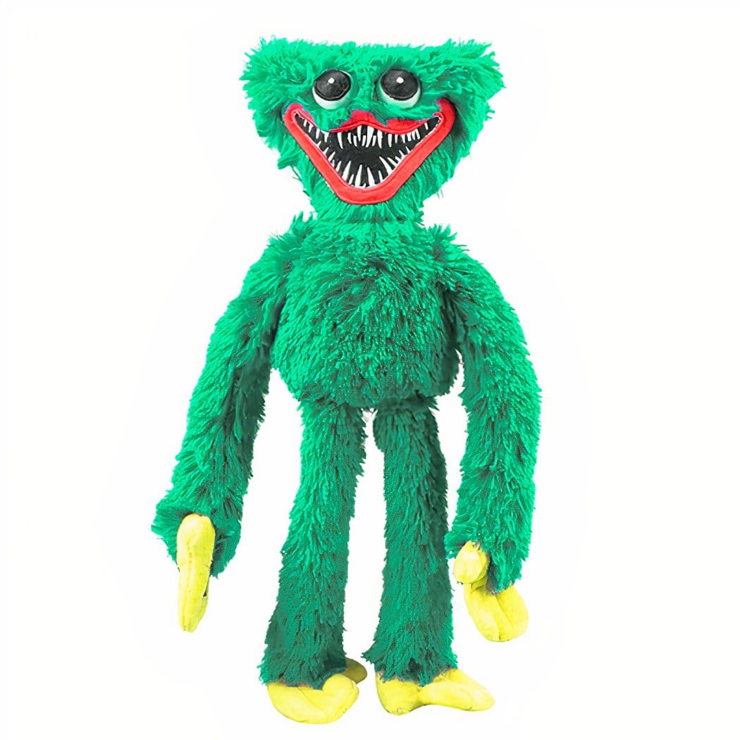 Knuffel Huggy Wuggy Oranje En Groen Met Zachte Vacht De Knuffel