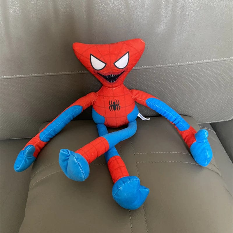 Knuffel Huggy Wuggy Spider Man Thema Met Avontuurlijke Sfeer De Knuffel