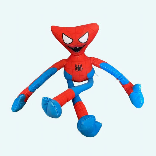 Knuffel Huggy Wuggy Spider Man Thema Met Avontuurlijke Sfeer De Knuffel