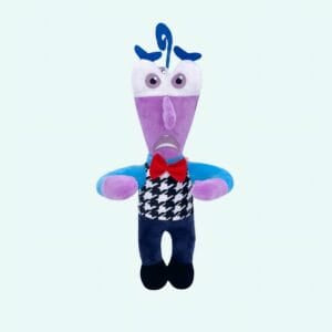 Knuffel Joie Vice Versa 2 Zacht Katoen Gele Jurk Blauwe Haren De Knuffel