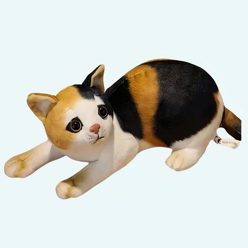 Knuffel Kat Rayé Zachte Pluche 30 cm Knuffelvriendelijk De Knuffel