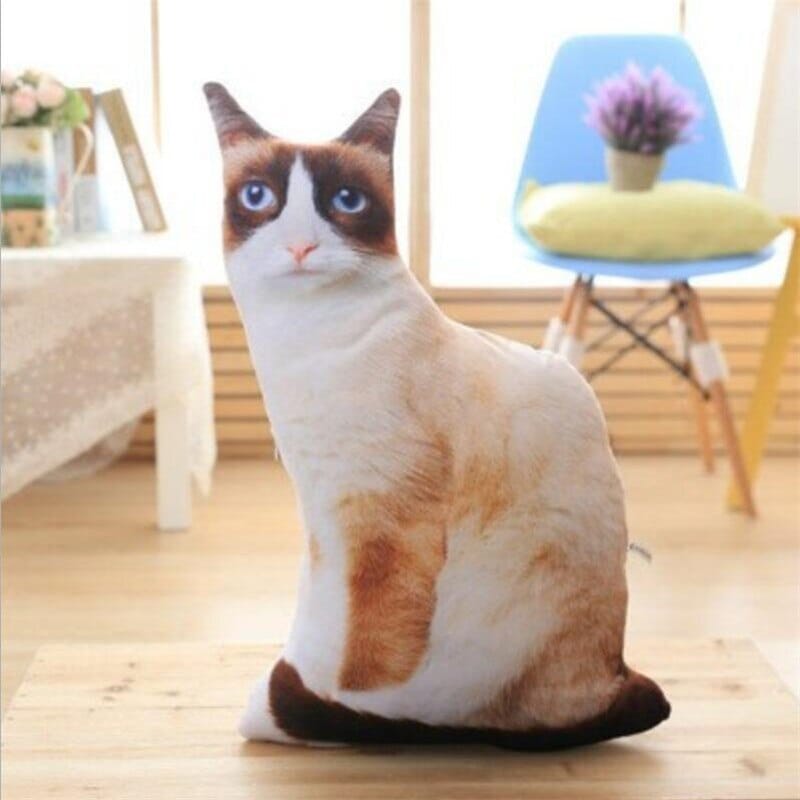 Knuffel Kat Roux Tout Mignon Zacht Pluche Met Grote Ogen De Knuffel