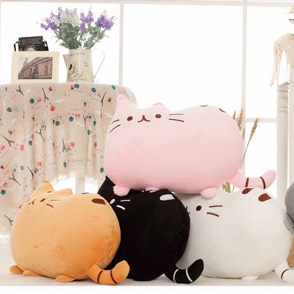 Knuffel Kat Roze Superschattig Met Zijdezachte Vacht De Knuffel