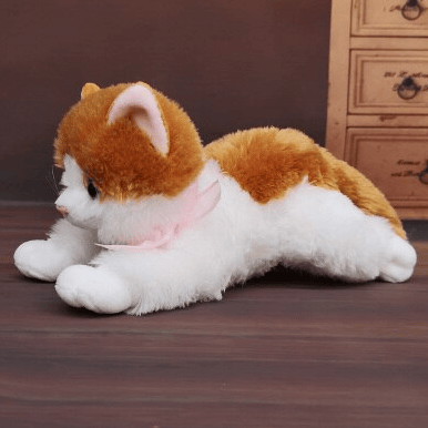 Knuffel Katon Bruin Zachte Knuffelkat Compact Formaat De Knuffel