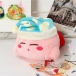 Knuffel Kirby met Blauwe Slaapmuts Zachte Pluche De Knuffel