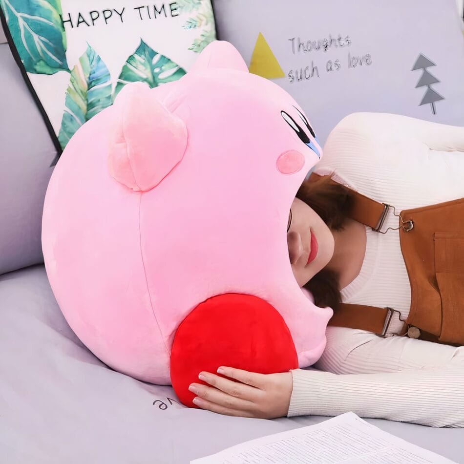 Knuffel Kirby Met Grote Mond Groen Voor Nintendo Fans Verzamelitem De Knuffel