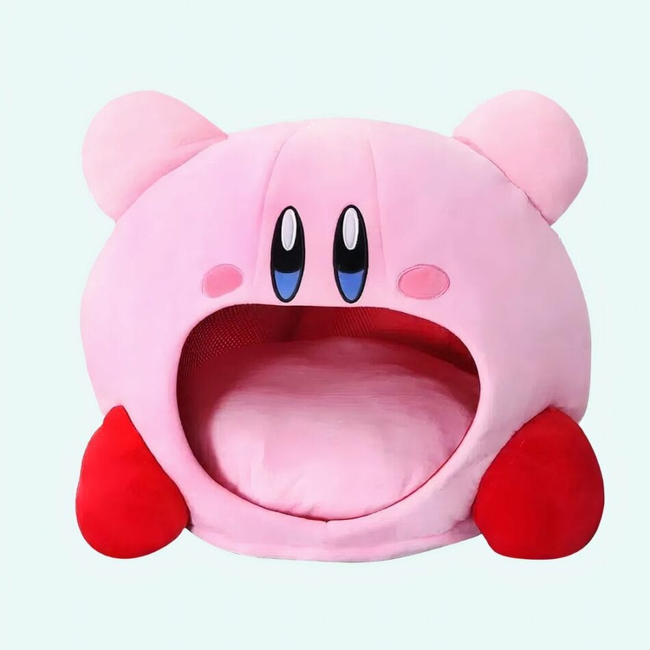 Knuffel Kirby Met Grote Mond Groen Voor Nintendo Fans Verzamelitem De Knuffel