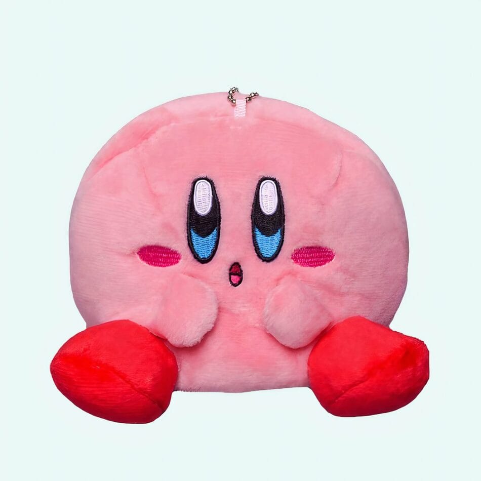 Knuffel Kirby Roze met Rode Wangen Zachte Vacht De Knuffel