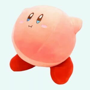 Knuffel Kirby Roze Slapend Zachte Pluche Met Grote Ogen De Knuffel