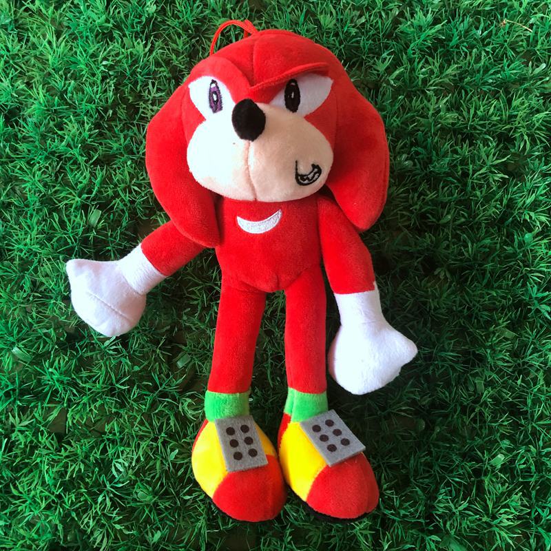 Knuffel Knuckles Sonic Hedgehog Felrood Speelknuffel De Knuffel