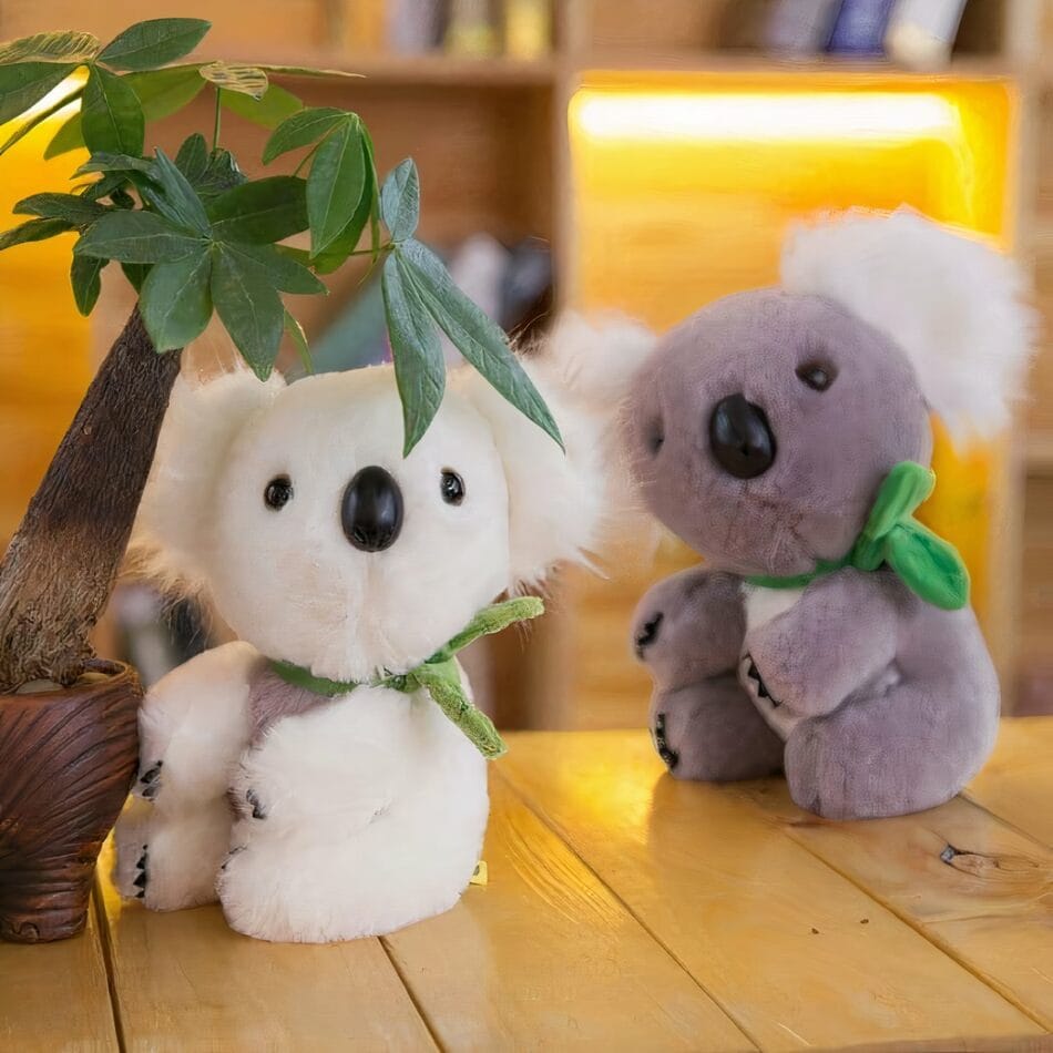 Knuffel Koala Grijs en Wit Zachte Knuffel voor Troost en Slapen De Knuffel
