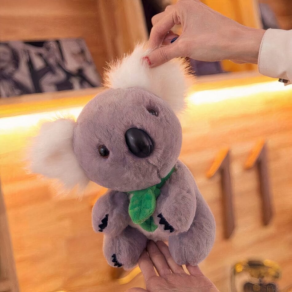 Knuffel Koala Grijs en Wit Zachte Knuffel voor Troost en Slapen De Knuffel