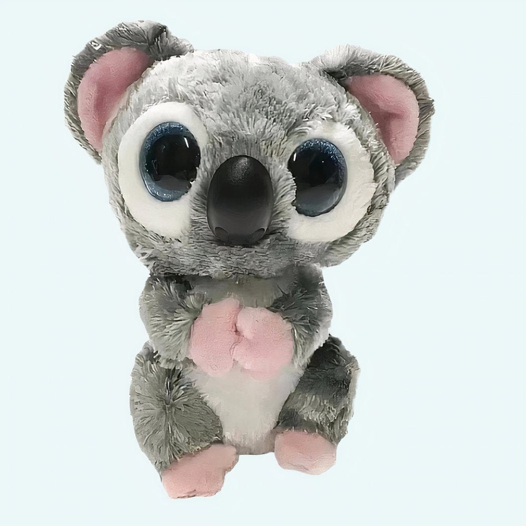 Knuffel Koala TY Zacht Grijze Vacht Met Glanzende Ogen De Knuffel