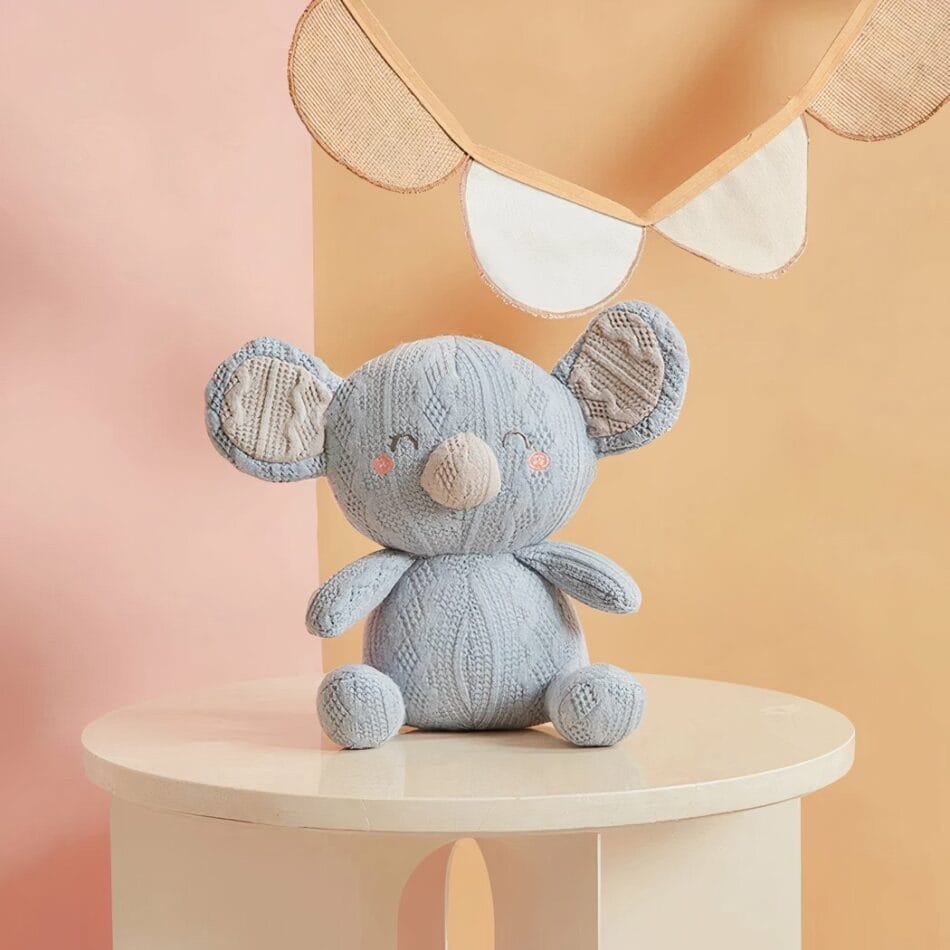 Knuffel Koala van Gebreide Tricotstof Zachte Warme Knuffel De Knuffel