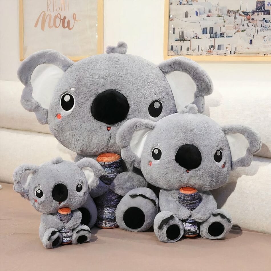 Knuffel Koala Vraatzuchtig Speels Minimalistische Knuffelzacht De Knuffel