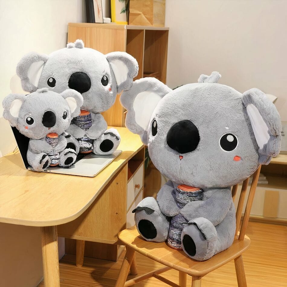 Knuffel Koala Vraatzuchtig Speels Minimalistische Knuffelzacht De Knuffel