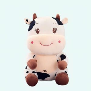 Knuffel Koe Gentleman Met Zachte Lange Vacht Voor Rustige Avonden De Knuffel