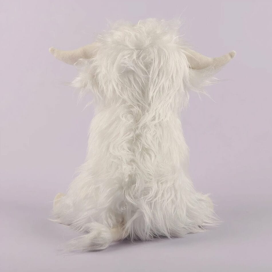 Knuffel Koe Highland Met Lang Haar Zachte Bruine Vacht De Knuffel