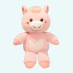 Knuffel Koe Reuzen Crème Vacht Met Pastelroze Oren De Knuffel