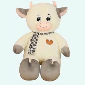 Knuffel Koe Reuzen Roze Outfit Zachte Grote Pluche De Knuffel