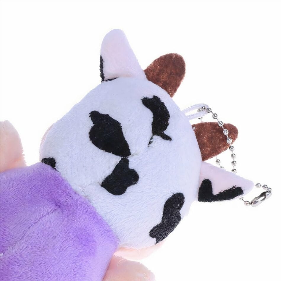 Knuffel Koe Sleutelhanger Van 10 Cm Schattig En Praktisch De Knuffel
