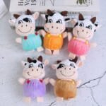 Knuffel Koe Sleutelhanger Van 10 Cm Schattig En Praktisch De Knuffel