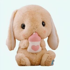 Knuffel Konijn Aardbei 30 cm Zachte Reisgenoot Voor Auto En Thuis De Knuffel