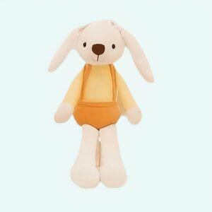Knuffel Konijn in Roze Jurk Zachte Speelknuffel De Knuffel