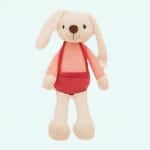 Knuffel Konijn in Roze Jurk Zachte Speelknuffel De Knuffel