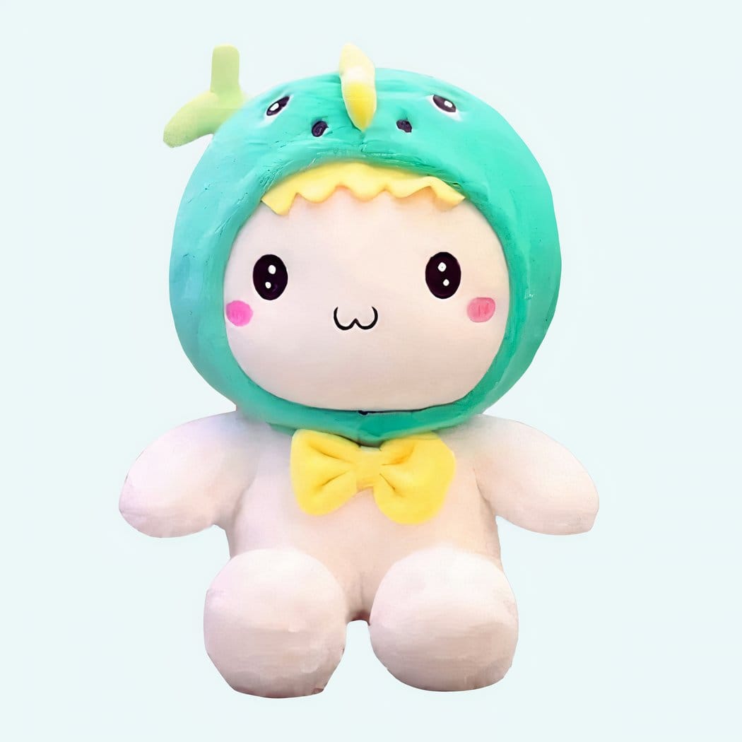 Knuffel Konijn met Baleinen Hoed Zachte Speelknuffel met Oceaan Thema De Knuffel 25cm