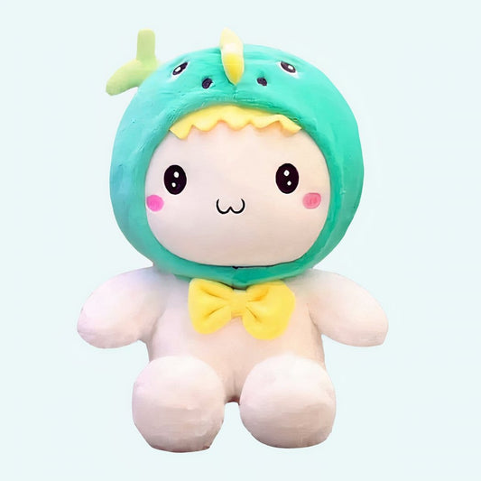 Knuffel Konijn met Baleinen Hoed Zachte Speelknuffel met Oceaan Thema De Knuffel 25cm
