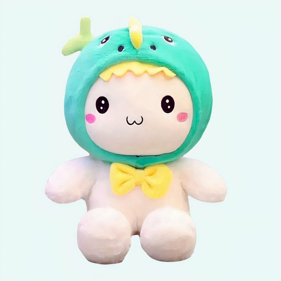 Knuffel Konijn met Baleinen Hoed Zachte Speelknuffel met Oceaan Thema De Knuffel