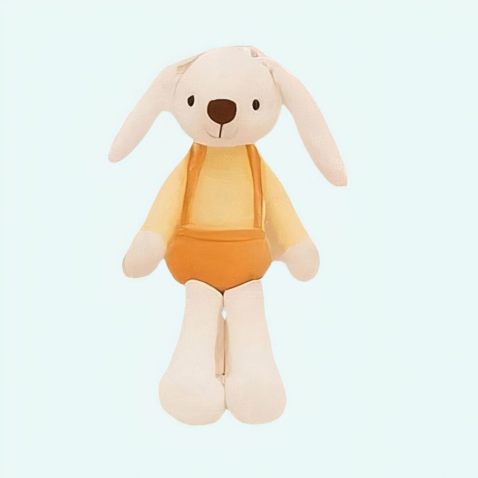 Knuffel Konijn Met Gele Outfit 50 cm Voor Jong En Oud De Knuffel