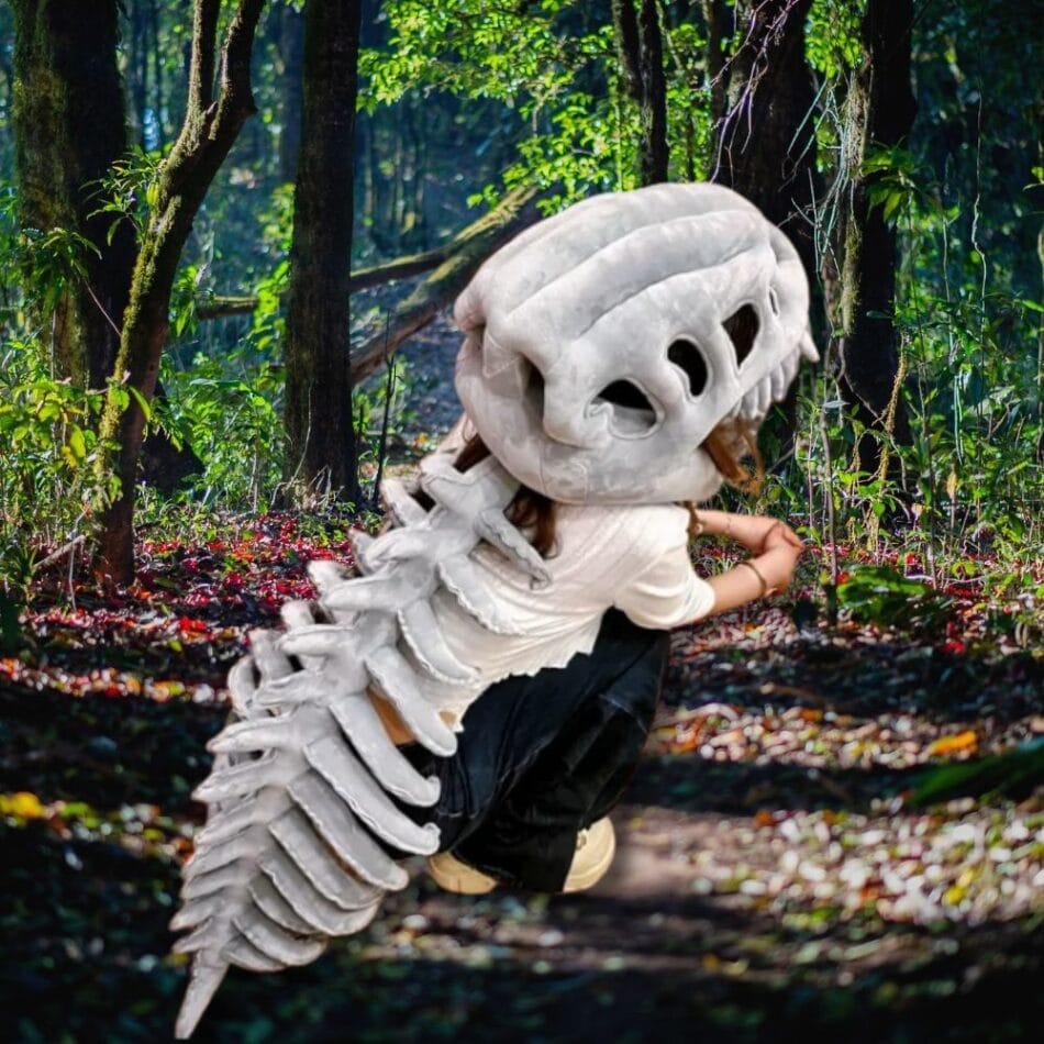 Knuffel Kostuum Squelette Dinosaurus Zacht Knuffelpak Voor Kinderen De Knuffel