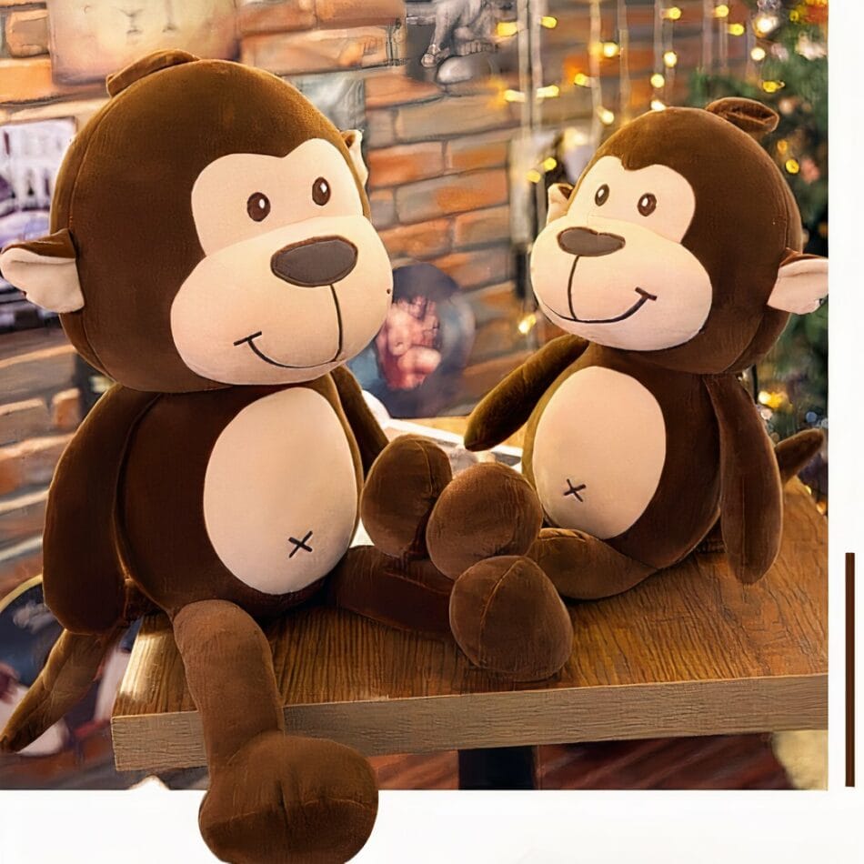 Knuffel Kussen Aap Mignonne Superzachte Troostknuffel De Knuffel