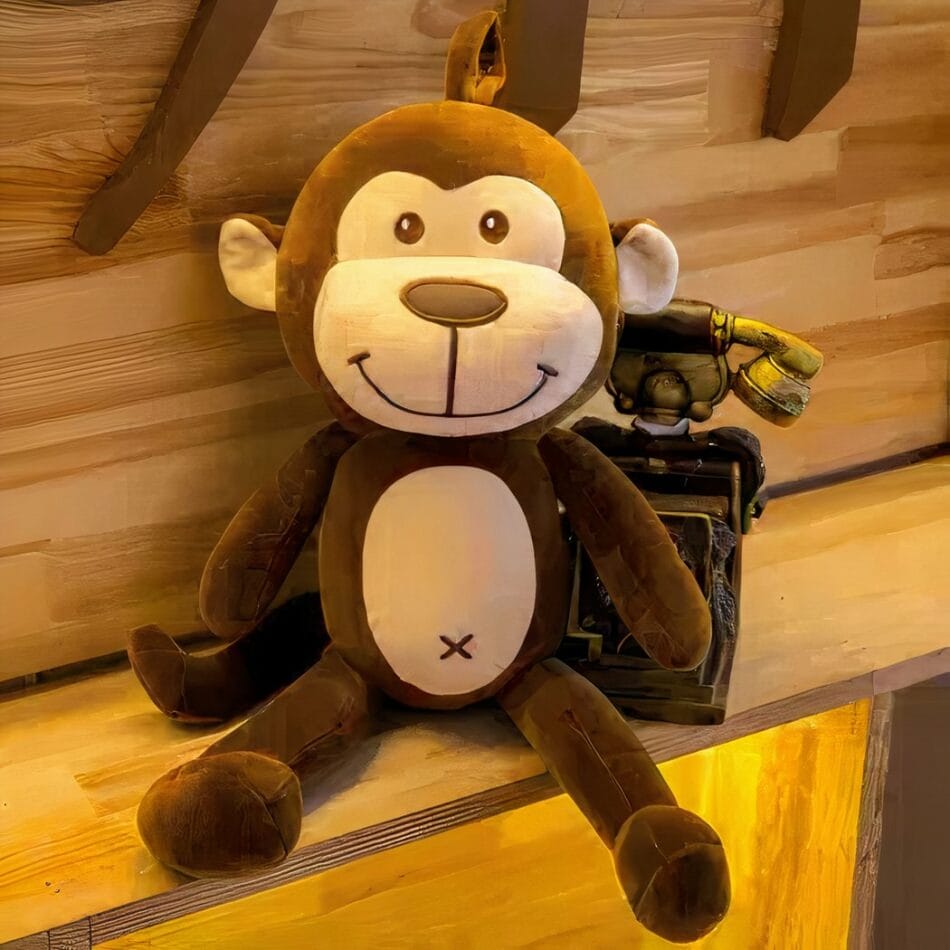Knuffel Kussen Aap Mignonne Superzachte Troostknuffel De Knuffel