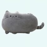Knuffel Kussen Kat Grijs Zacht Pluche Vriendje En Decoratie De Knuffel