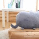 Knuffel Kussen Kat Grijs Zacht Pluche Vriendje En Decoratie De Knuffel