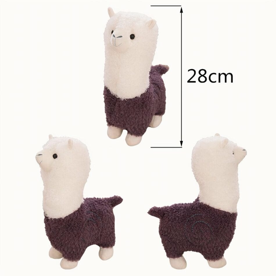 Knuffel Lama Alpaca Paars Ultra Zachte Speelknuffel Voor Kinderen De Knuffel